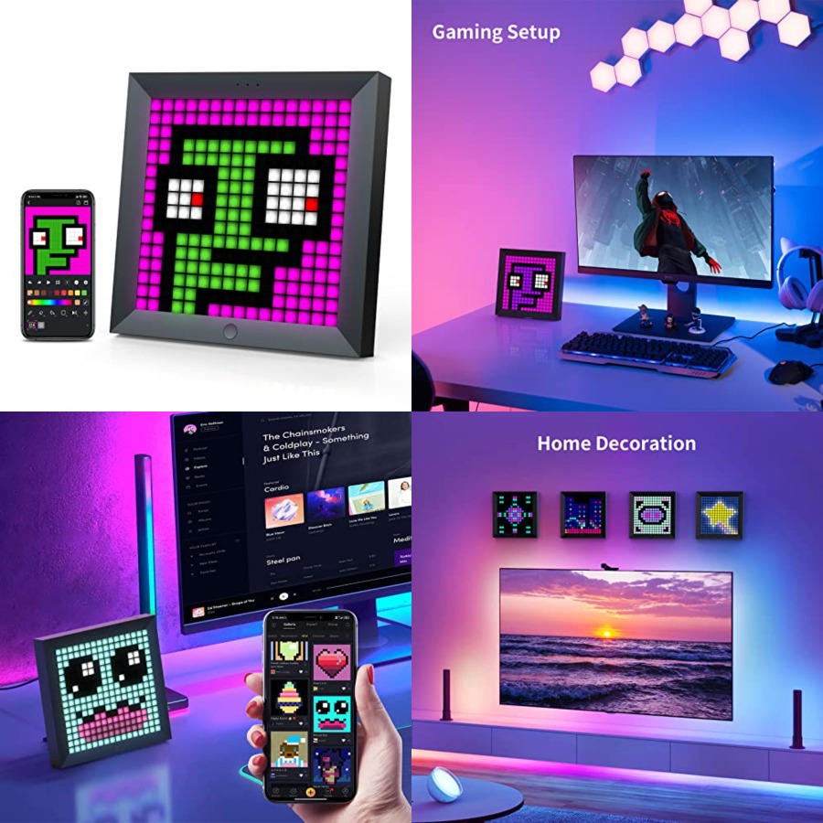Desk Room Setup - Светодиодная панель для пиксельных дисплеев, совместимая