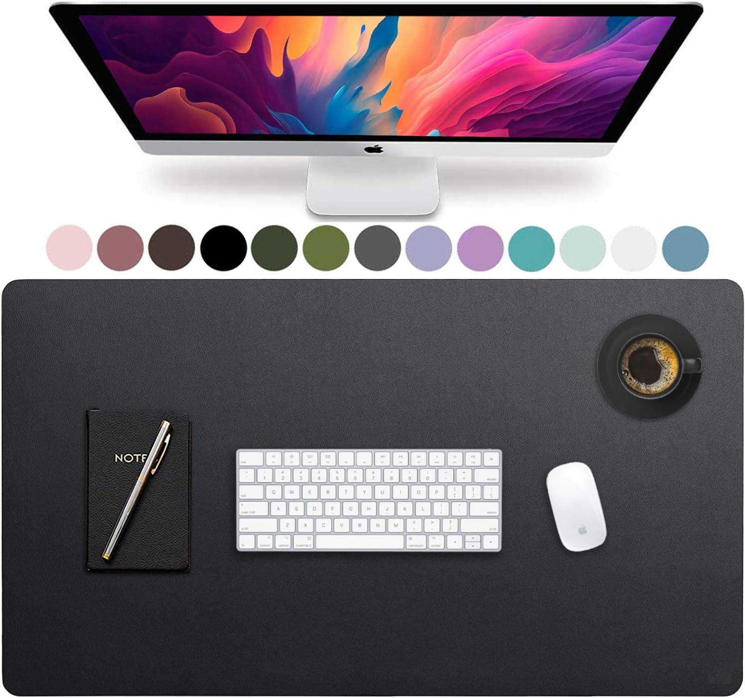 Desk Pad Leather Large - Большой кожаный коврик для стола, офисный