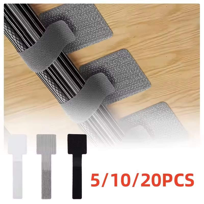 Cable Box Organizer - 20/10/5/1 шт. многоразовые нейлоновые стяжки-органайзеры для