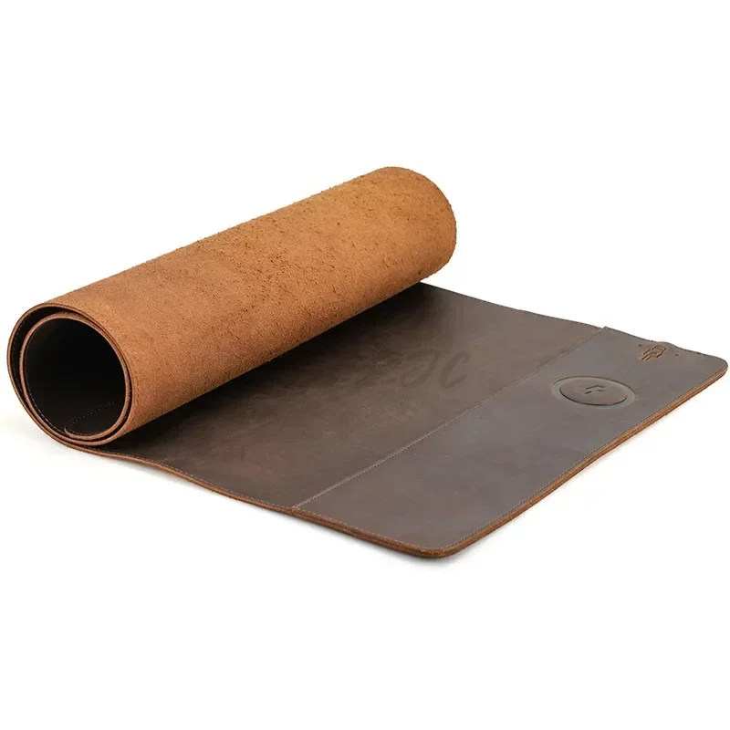 Винтажный коврик для мыши из в – обзор и цена Desk Pad Leather Large