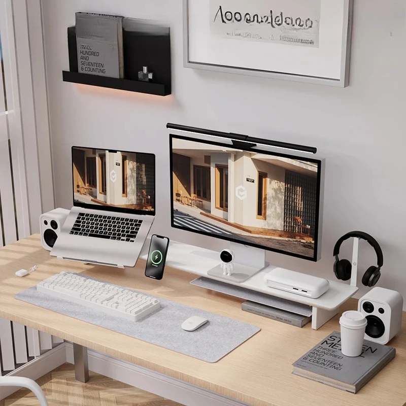 ‌ Модульная подставка для мони – обзор и цена Desk Room Setup