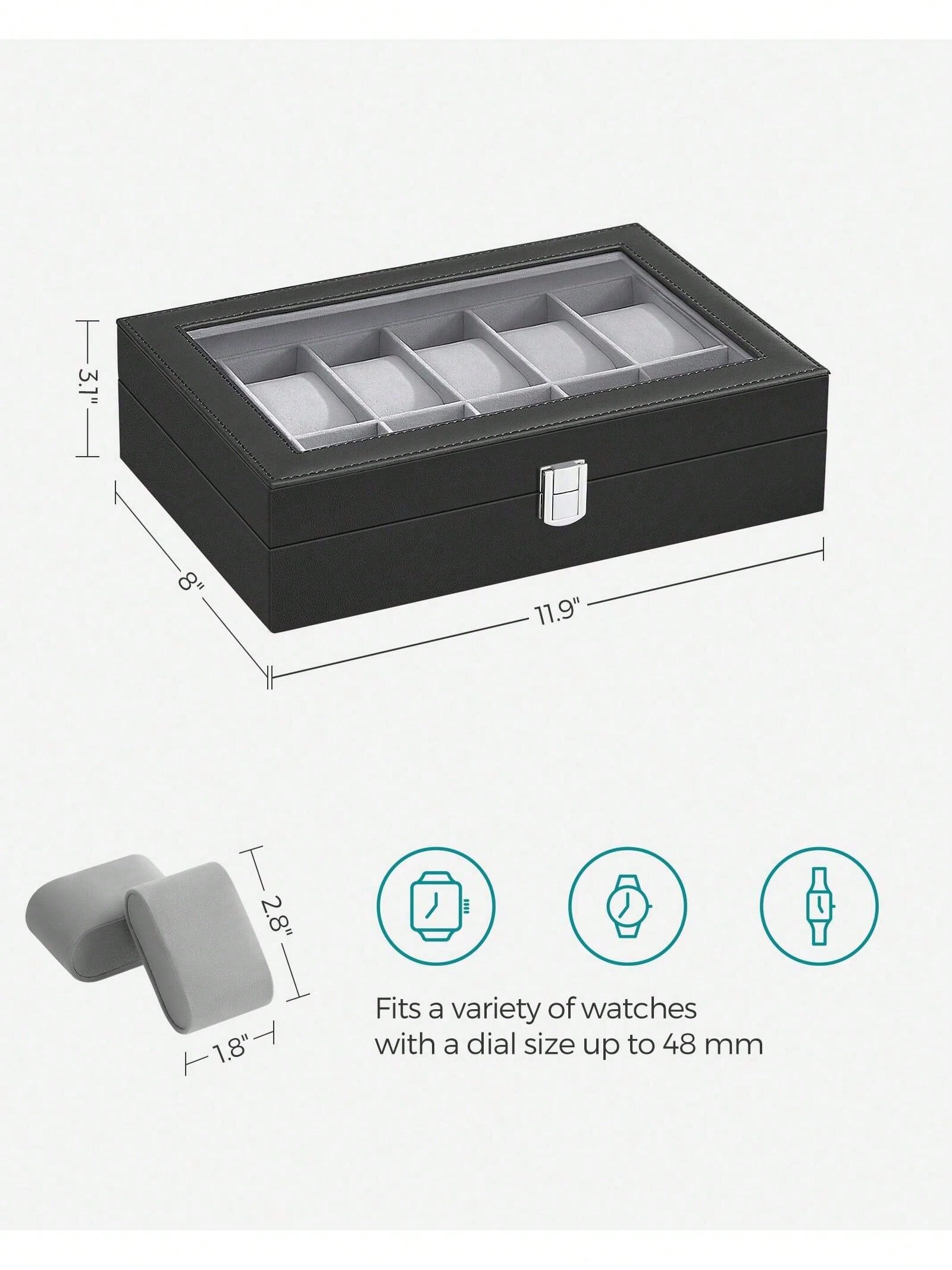 Шкатулка для часов на 12 отдел – обзор и цена Cable Box Organizer