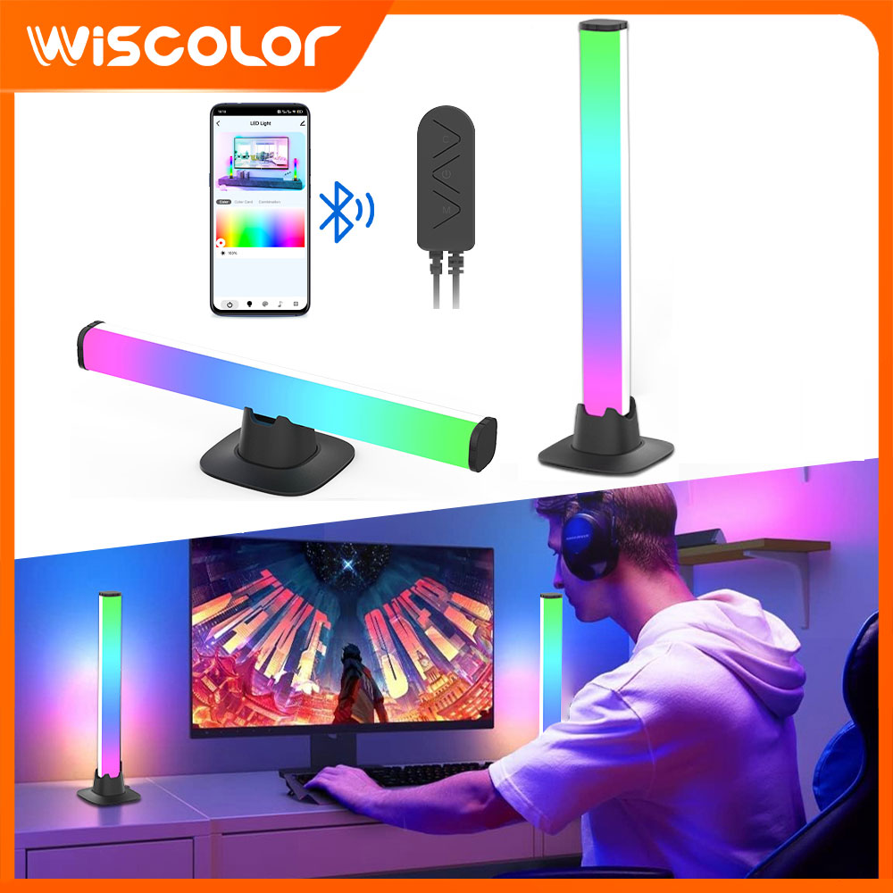 Светодиодная RGB-лампа с Bluet – обзор и цена Desk Setup With Tv