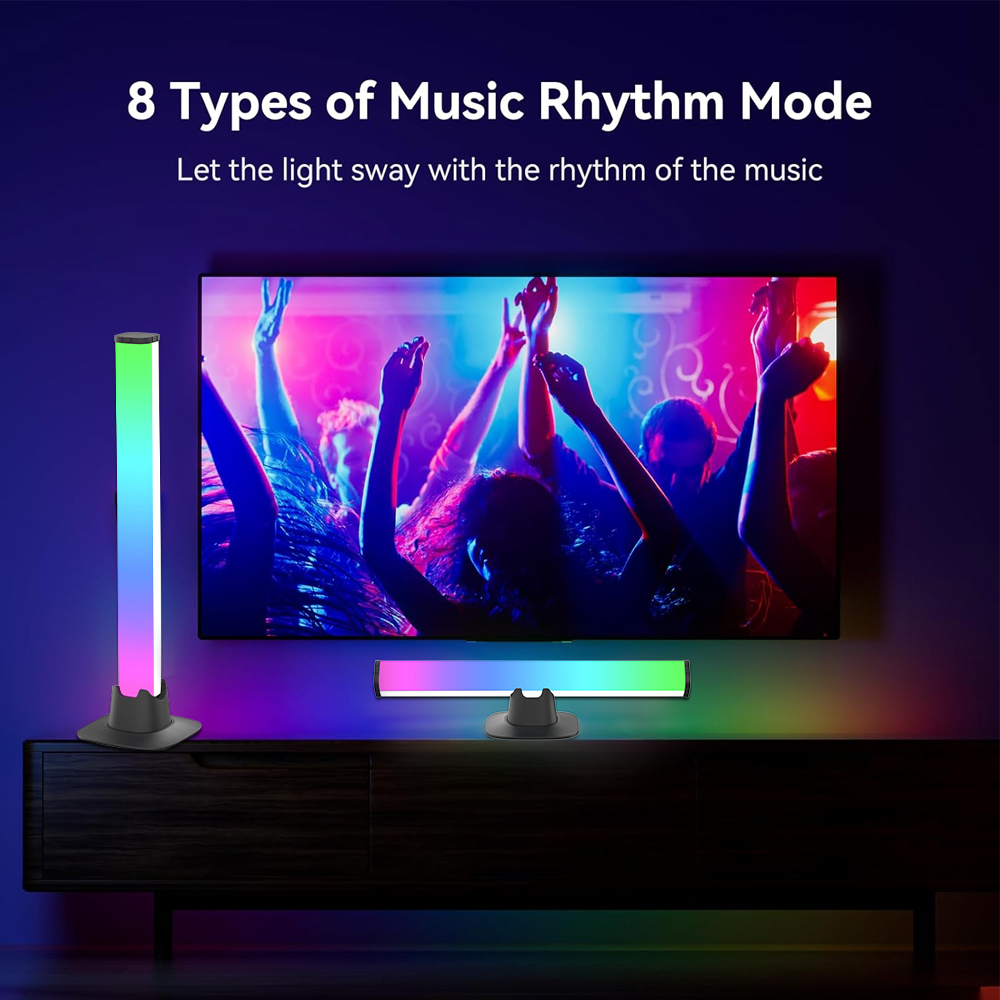 Светодиодная RGB-лампа с Bluet – обзор и цена Desk Setup With Tv