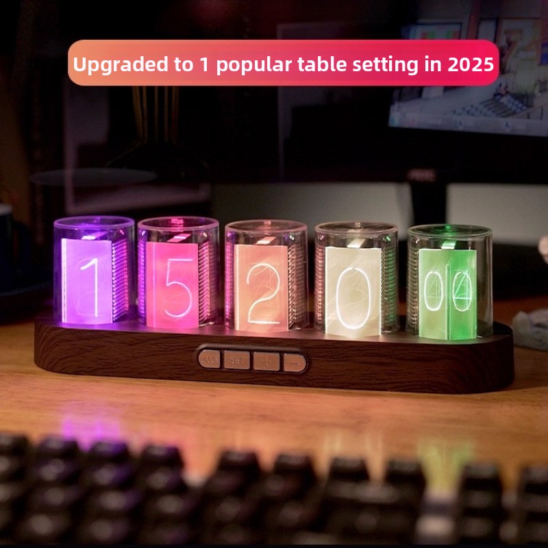 Светодиодные часы Nixie Tube R – обзор и цена Desk Setup Youtube
