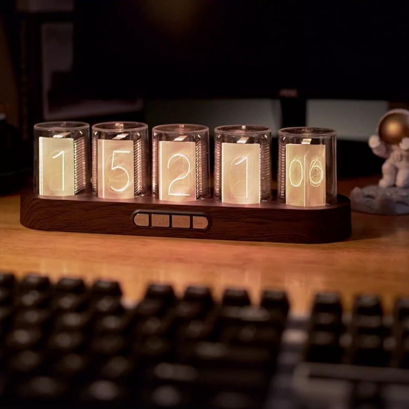Светодиодные часы Nixie Tube R – обзор и цена Desk Setup Youtube