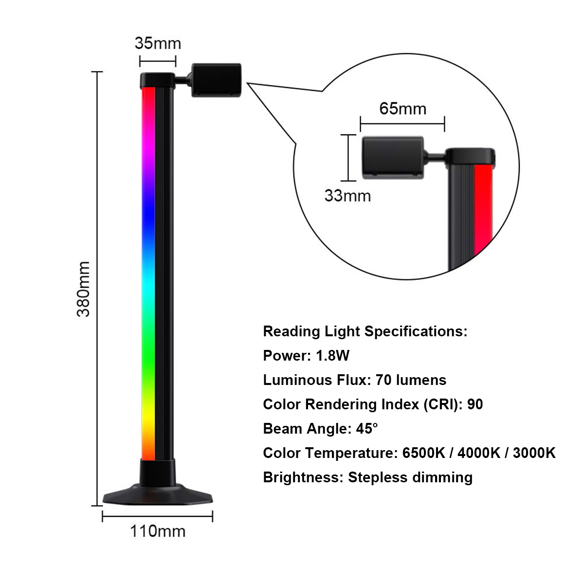 Умная светодиодная лампа RGB с – обзор и цена Desk Setup With Tv