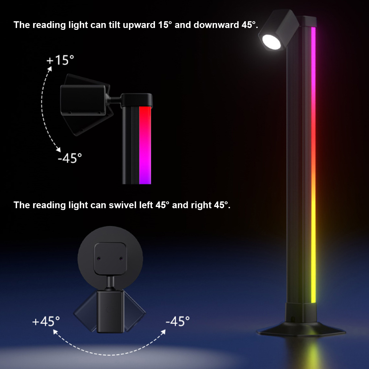 Умная светодиодная лампа RGB с – обзор и цена Desk Setup With Tv