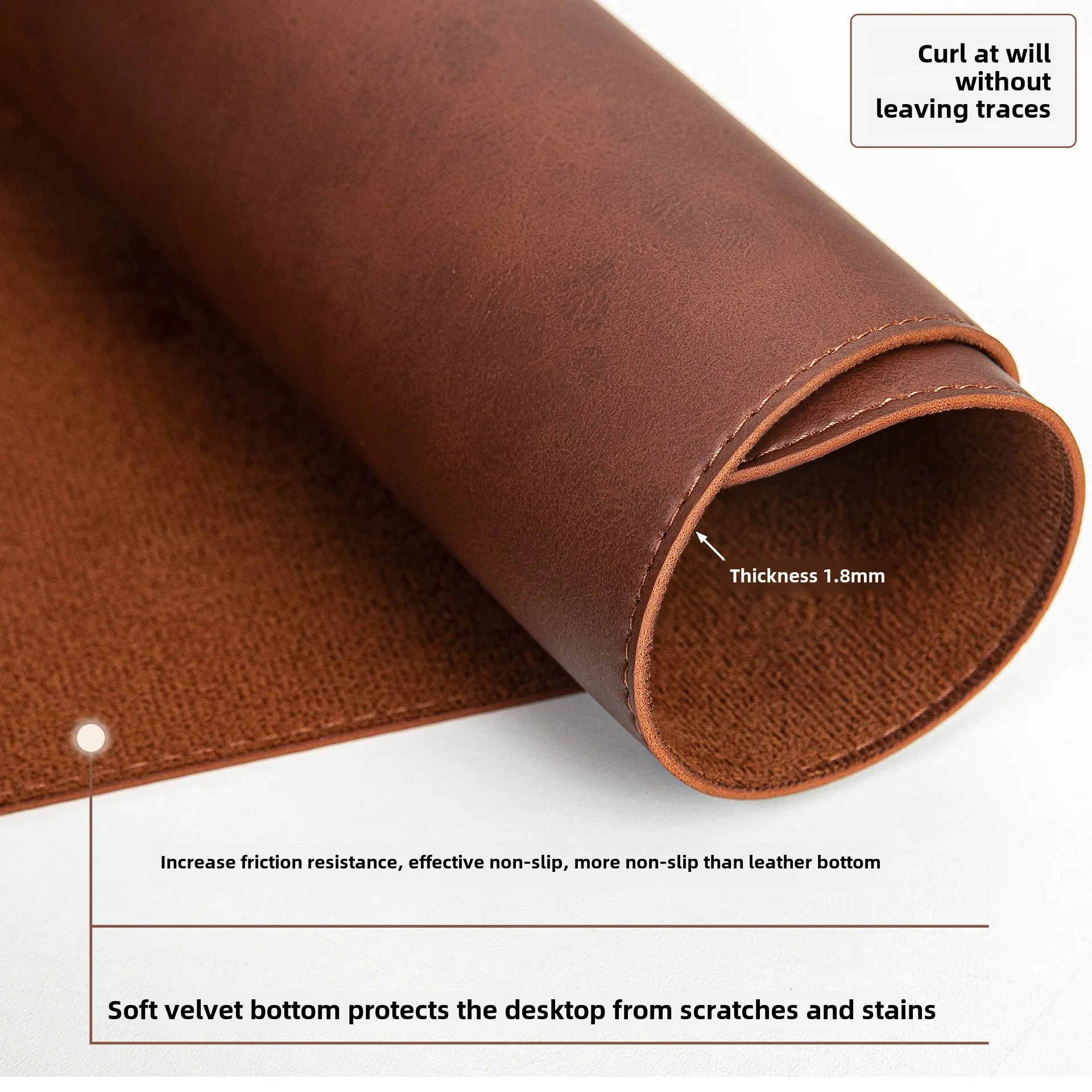 Водонепроницаемый коврик для с – обзор и цена Desk Pad Leather Large