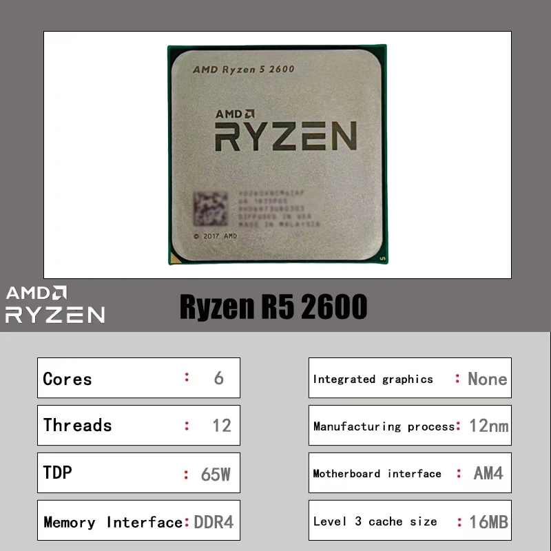 Процессор AMD Ryzen 5 2600 (Tr – обзор и цена Amd Cpu Ryzen 5